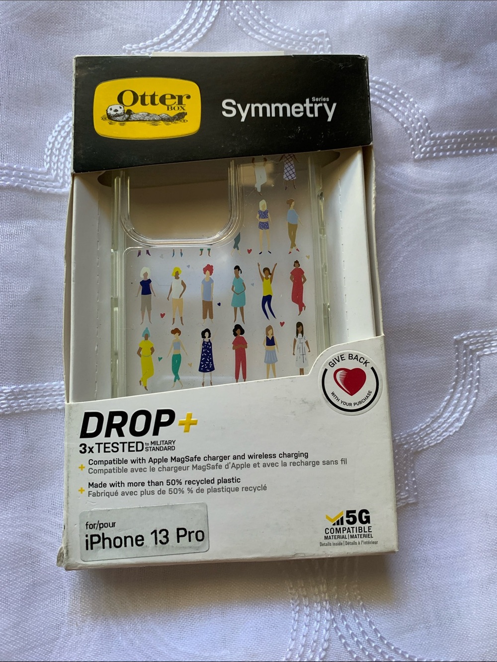 OtterBox Symmetry Clear Case with Multicolor People Pattern